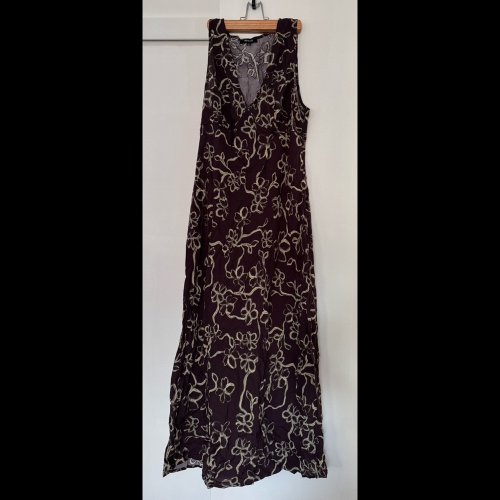 Madewell Ariana Midi Dress in Black Iris, US 16, NWT